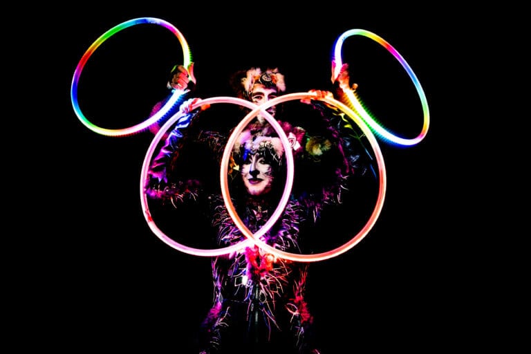 Katzen LED/Lichtshow