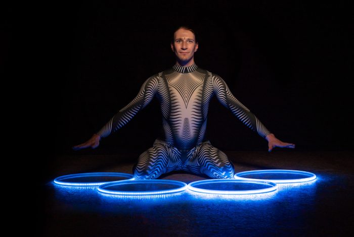 Highlight Lichtshow LEDshow buchen Indoor